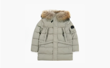 C.P. Company Down Jacket Kids Cp Coats Puffer Grey 