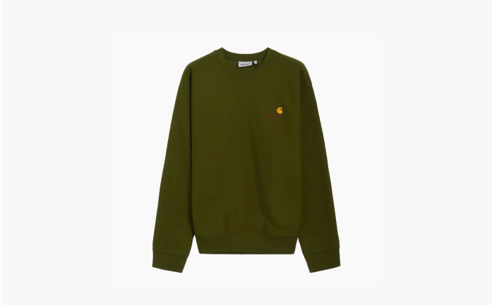 Carhartt WIP Sweatshirt American Script Green 