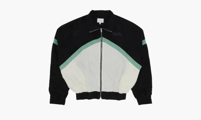 RHUDE Awakening Track Jacket Black / Green / Creme  RHUDE Awakening Track Jacket Black / Green / Creme