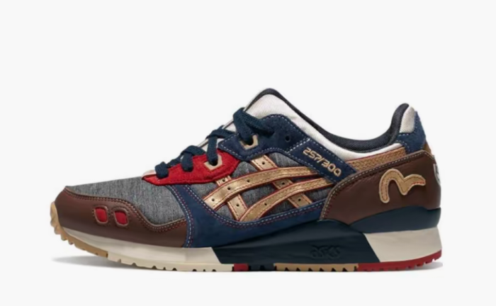 Evisu x Gel Lyte 3 "Metallic Gold" 