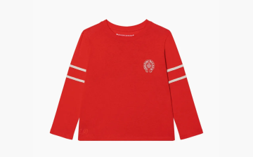 Chrome Hearts 33 Horseshoe Logo Long Sleeve Red 