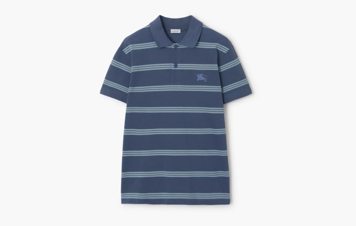 Burberry Striped Cotton Polo Shirt  Pilot 