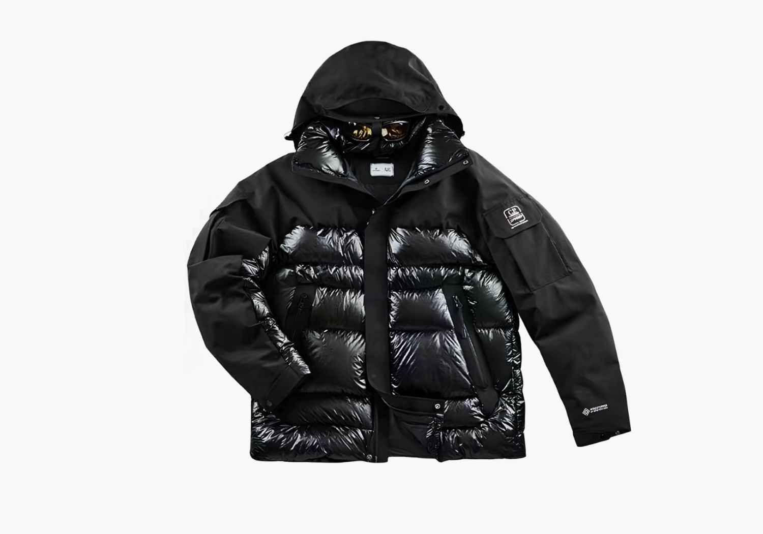 Spyder x C.P. Company 3L Gore-Tex Windstopper Puffer Jacket Black  Spyder x C.P. Company 3L Gore-Tex Windstopper Puffer Jacket Black