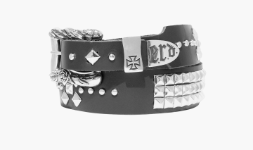 Enfants Riches Déprimés Texas Serenade Ceinture Clout Belt Black/Silver 