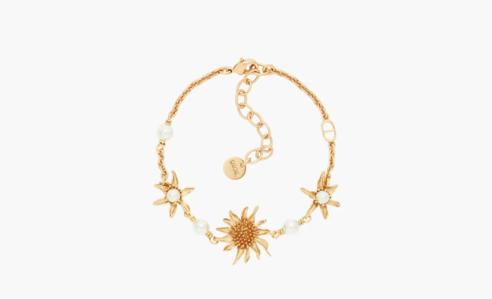 Dior Chardons Metal Bangles WMNS Gold  Dior Chardons Metal Bangles WMNS Gold