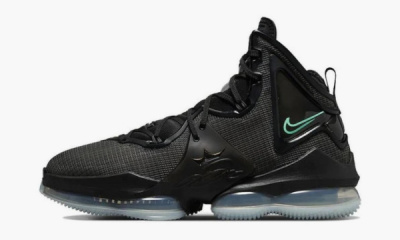 Nike LeBron 19 "Black Aqua" - 8 US