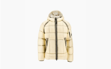 C.P. Company Men's Natural D. D. Shell Down Jacket Natural 