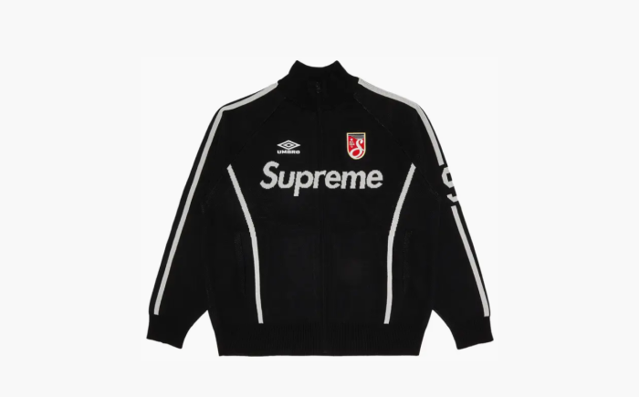 Supreme x Umbro Zip Up Sweater "Black" 