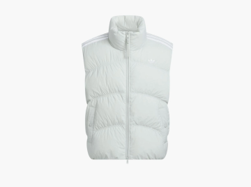 Adidas Originals Stand Collar Down Vest Grey 