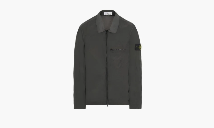 Stone Island Zip Shirt Jacket Green  Stone Island Zip Shirt Jacket Green