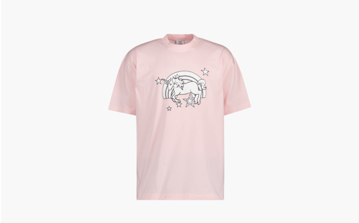 Vetements Unicorns and Rainbows T-shirt Pink  Vetements Unicorns and Rainbows T-shirt Pink