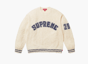 Supreme Textured Arc Sweater Cream 