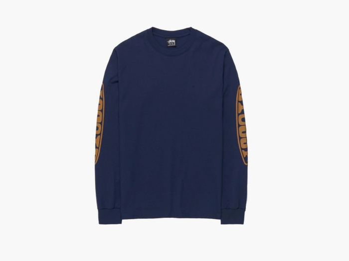 Stussy Pill L/S Tee  "Navy" 