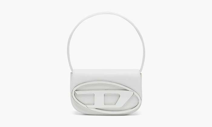 Diesel 1DR Shoulder Bag Nappa Leather White 