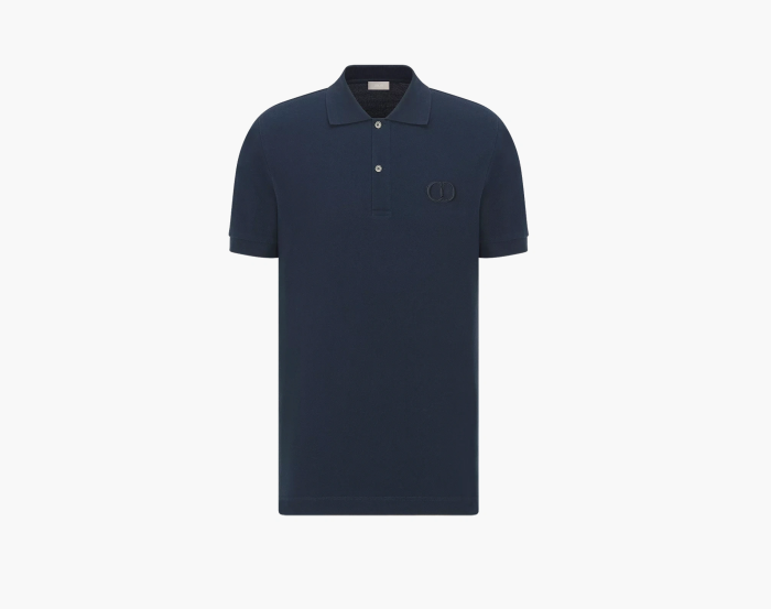 Dior CD Icon Polo Shirt "Navy" 