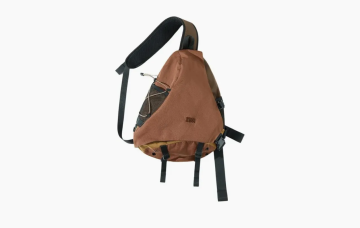 Nothomme Vintage Waterproof Commuter Cycling Sports Nylon Chest Bag Orange 