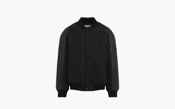 Acne Studios Wool Bomber Jacket Black 