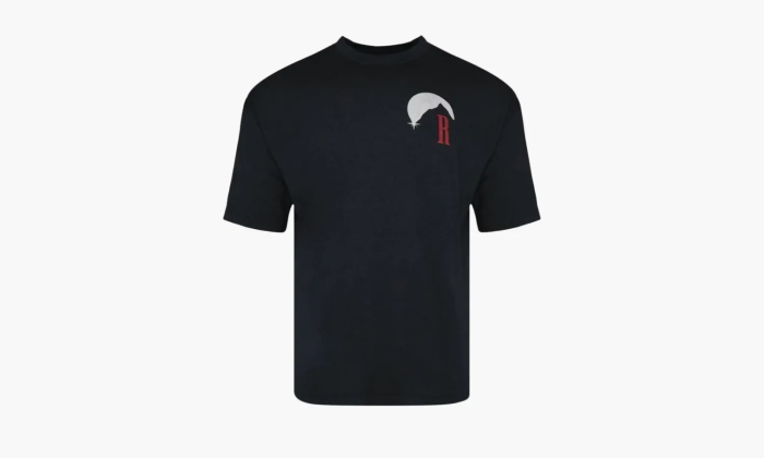 RHUDE Moonlight Stamp Tee Vintage Black  RHUDE Moonlight Stamp Tee Vintage Black