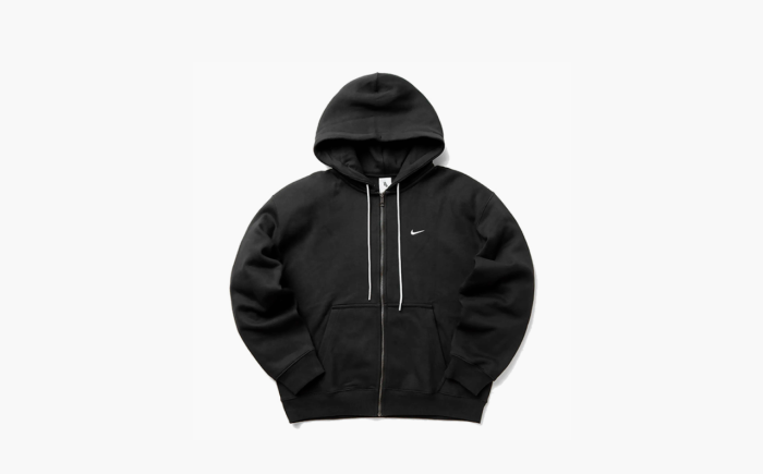 Nike Solo Swoosh Full-Zip Hoodie "Black" 