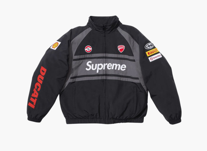 Supreme x Ducati Track Jacket "Black" 