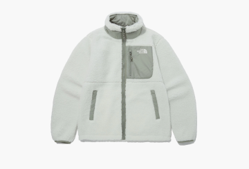 The North Face Reversible Fleece Jacket White 