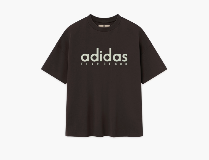 Adidas x Fear Of God Athletics Quickdry Jersey Tee "Night Brown" 
