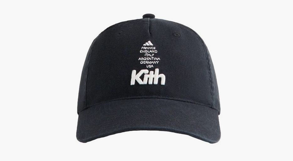 Kith For Adidas Football Cap Black  Kith For Adidas Football Cap Black