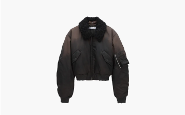 Acne Studios Jacket Furry Collar Dark Brown 