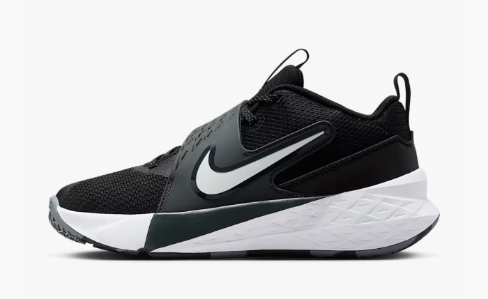 Nike Team Hustle D12 GS "Black White" 