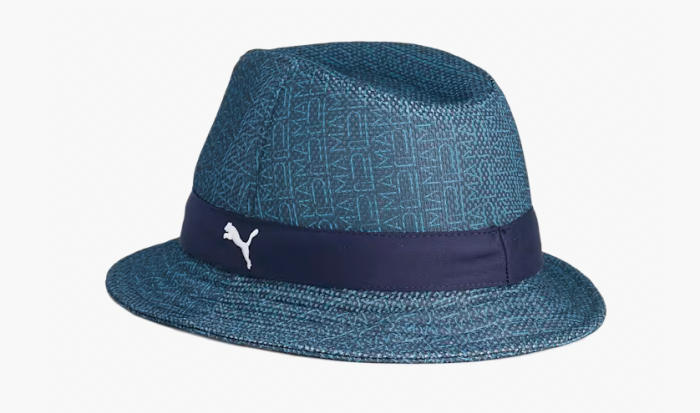 Puma Golf Resort AOP Russell Hat Deep Navy  Puma Golf Resort AOP Russell Hat Deep Navy