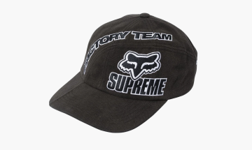 Supreme x Fox Racing 6-Panel Black 