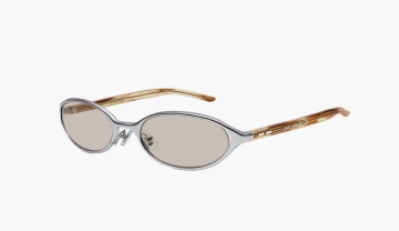 Gentle Monster Moody 02(BR) Sunglasses Silver / Brown 