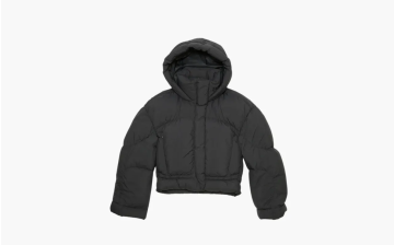 Acne Studios Jacket Hooded Puffer Svart Black 