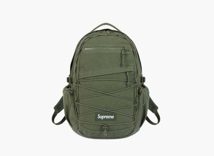 Supreme Logo Backpack (SS25) Olive 
