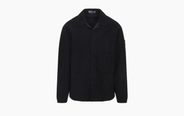 Stone Island Wrinkled Ovtrshirt Black 
