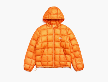 Stussy Midweight Puffer Jacket Orange 