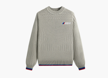 Kith x BMW Sven Crewneck Sweater Light Heather Grey 