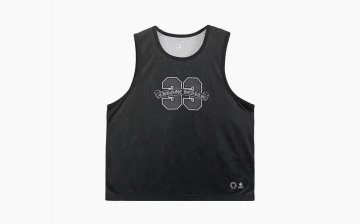 Chrome Hearts Sports Mesh Reversible Basketball Jersey Black 