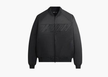 Kith x Superman Satin Bomber Jacket Black 