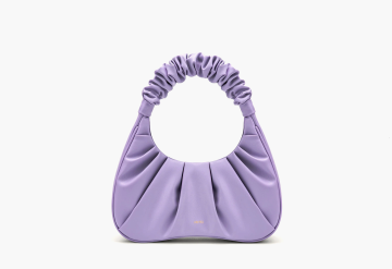 JW PEI Gabbi Ruched Hobo Handbag Purple 