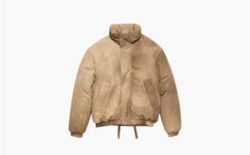  Acne Studios Dyed Puffer Jacket Camel Beige 