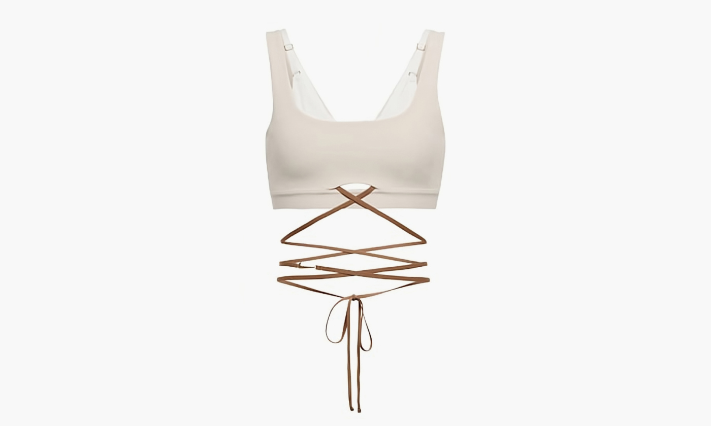 Nike criss cross crop top online