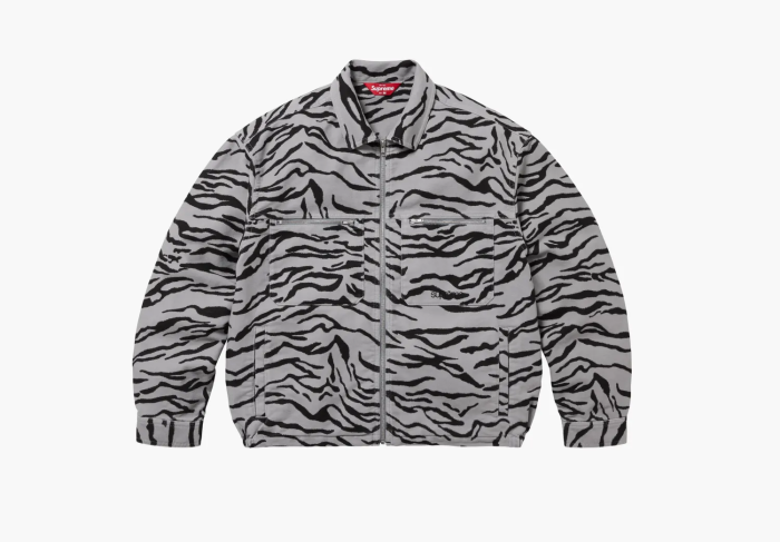 Supreme Moleskin Work Jacket  Zebra 