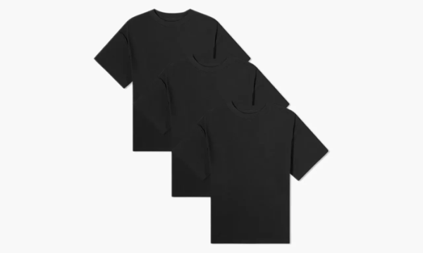 Essentials 3 Pack T-shirt Black 