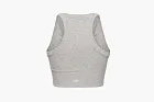 Alo Yoga Seamless Delight High Neck Bra Athletic Heather Grey