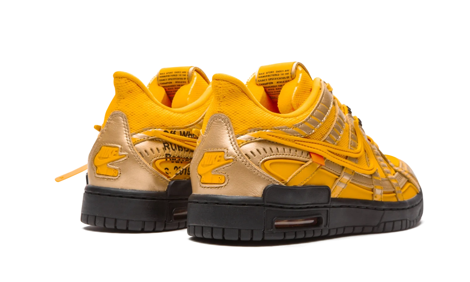 Nike Air Rubber Dunk Off-white- University Gold 