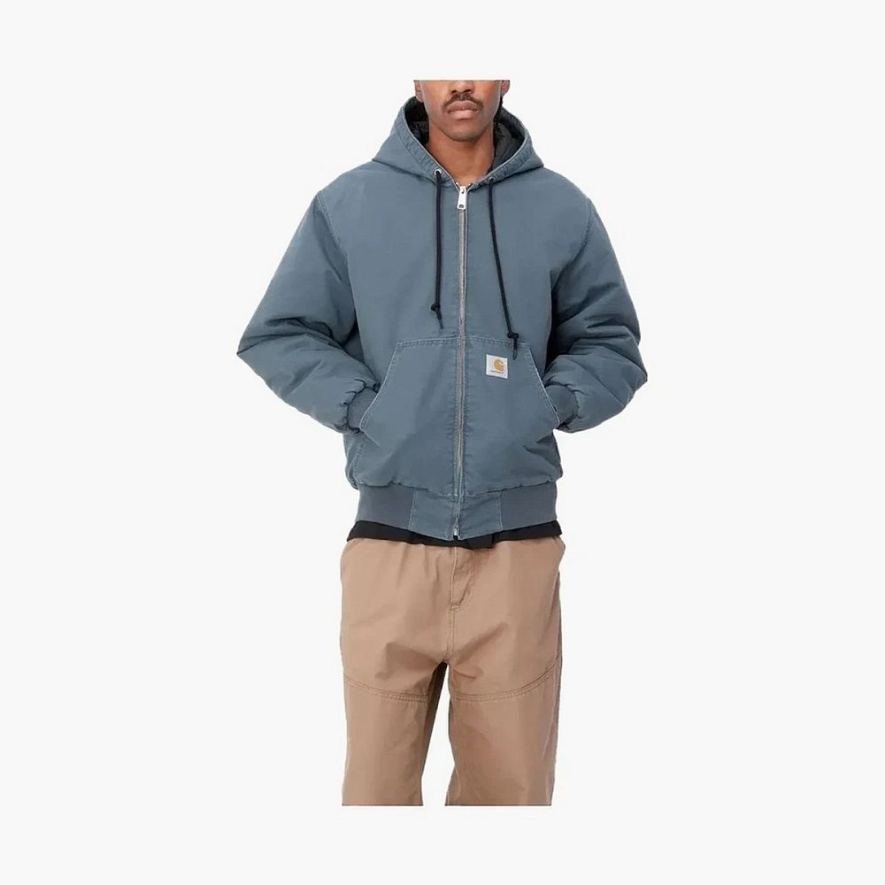 Carhartt WIP Active Jacket Hooded Blue Grey