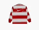 Supreme x Nike Stripe Rugby Red