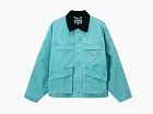 Stussy Washed Canvas Shop Jacket Teal