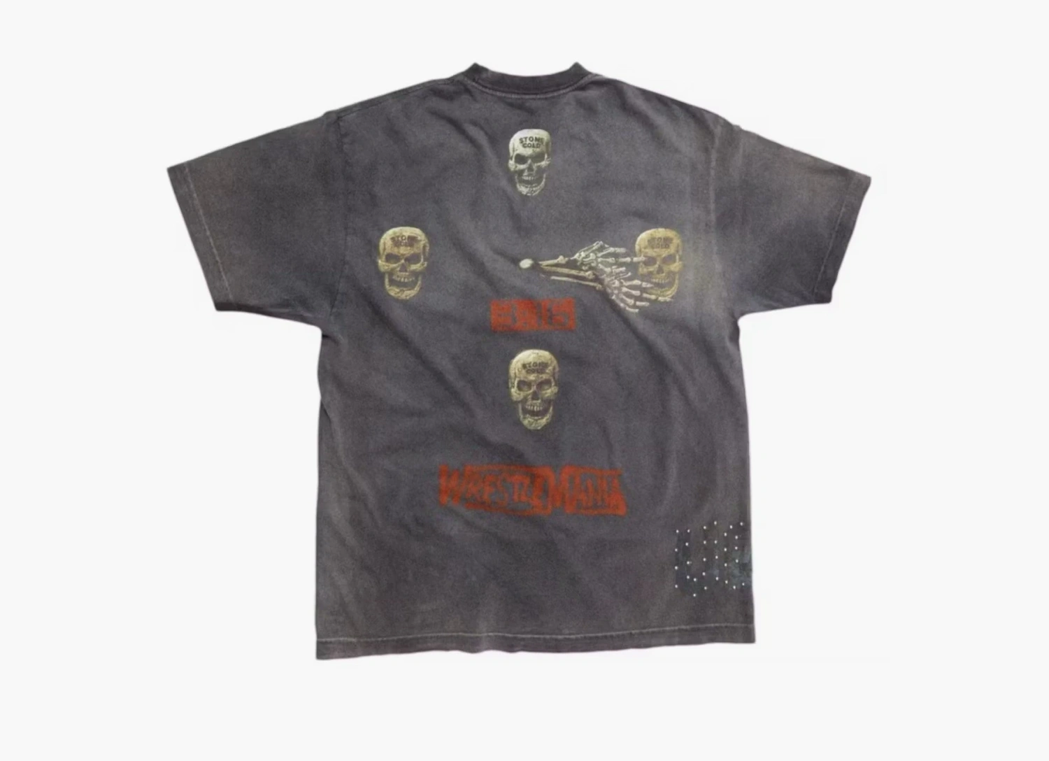 Cactus Jack by Travis Scott x WWE No Bystanders T-Shirt Stone Cold Steve Austin Black  Cactus Jack by Travis Scott x WWE No Bystanders T-Shirt Stone Cold Steve Austin Black